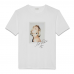 Футболка Saint Laurent Paris Anja Rubik Tee 597140YBNO28486