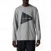 And Wander Logo Long Sleeve Tee Grey 5743284225-020