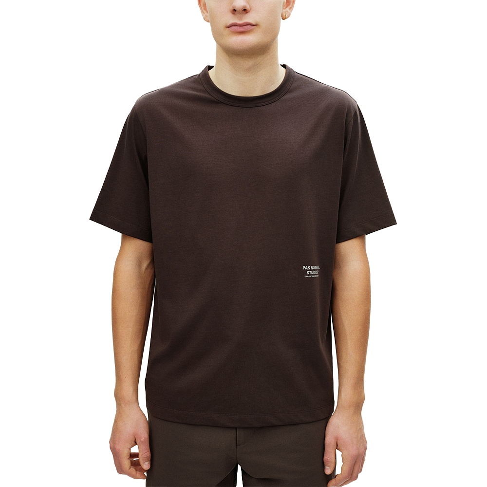 Pas Normal Studios Off-Race Cotton Tech Tee Dark Purple NP2021AR-4880
