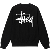 Stussy Basic Pigment Dyed Crew Black