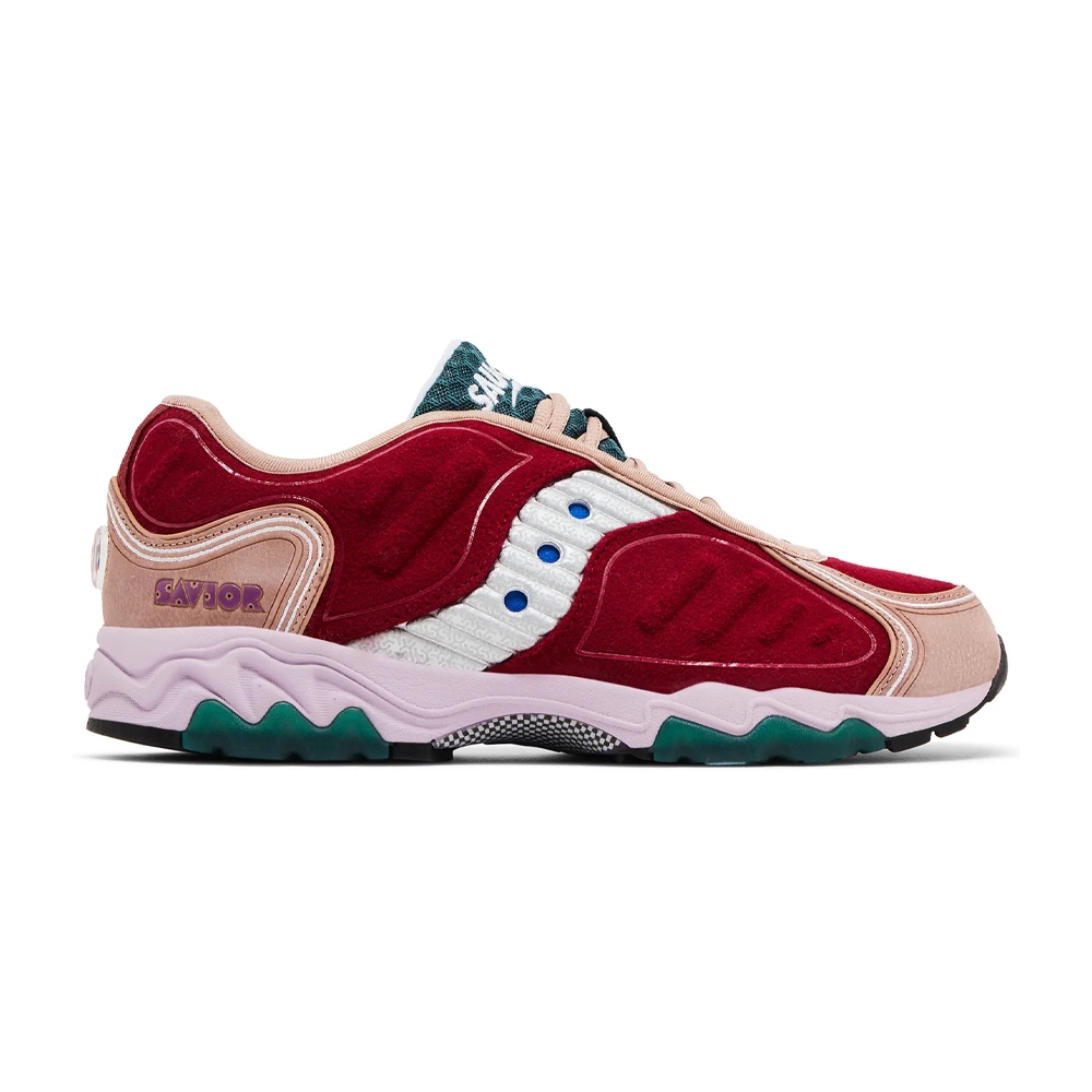 Jae Tips x Saucony Matrix 'No Shoes In The House - Cranberry'