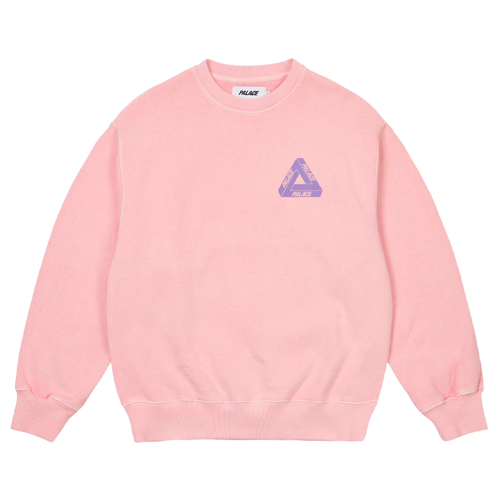 Світшоти Palace Reacto Tri-Ferg Crew Pink P28CW004