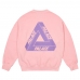 Світшоти Palace Reacto Tri-Ferg Crew Pink P28CW004
