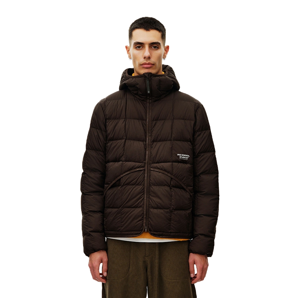 Pas Normal Studios Off-Race Down Liner Jacket Dark Coffee NH2003AV-4652