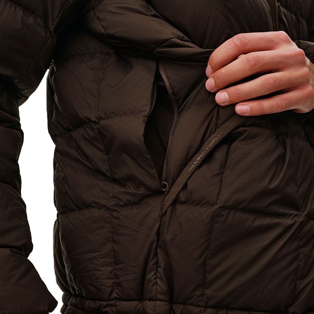 Pas Normal Studios Off-Race Down Liner Jacket Dark Coffee NH2003AV-4652