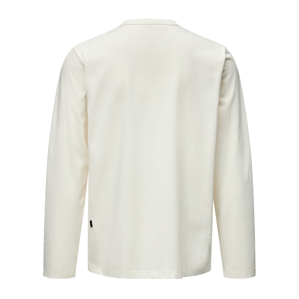 Pas Normal Studios Off-Race Cotton Tech Graphic Long Sleeve Tee Off White NQ2029AR-3101