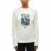 Pas Normal Studios Off-Race Cotton Tech Graphic Long Sleeve Tee Off White NQ2029AR-3101