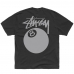 Stussy 8 Ball Tee Pigment Dyed Faded Black 1905022_FBLA