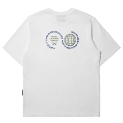 Purple Mountain Observatory Globe SS Tee White