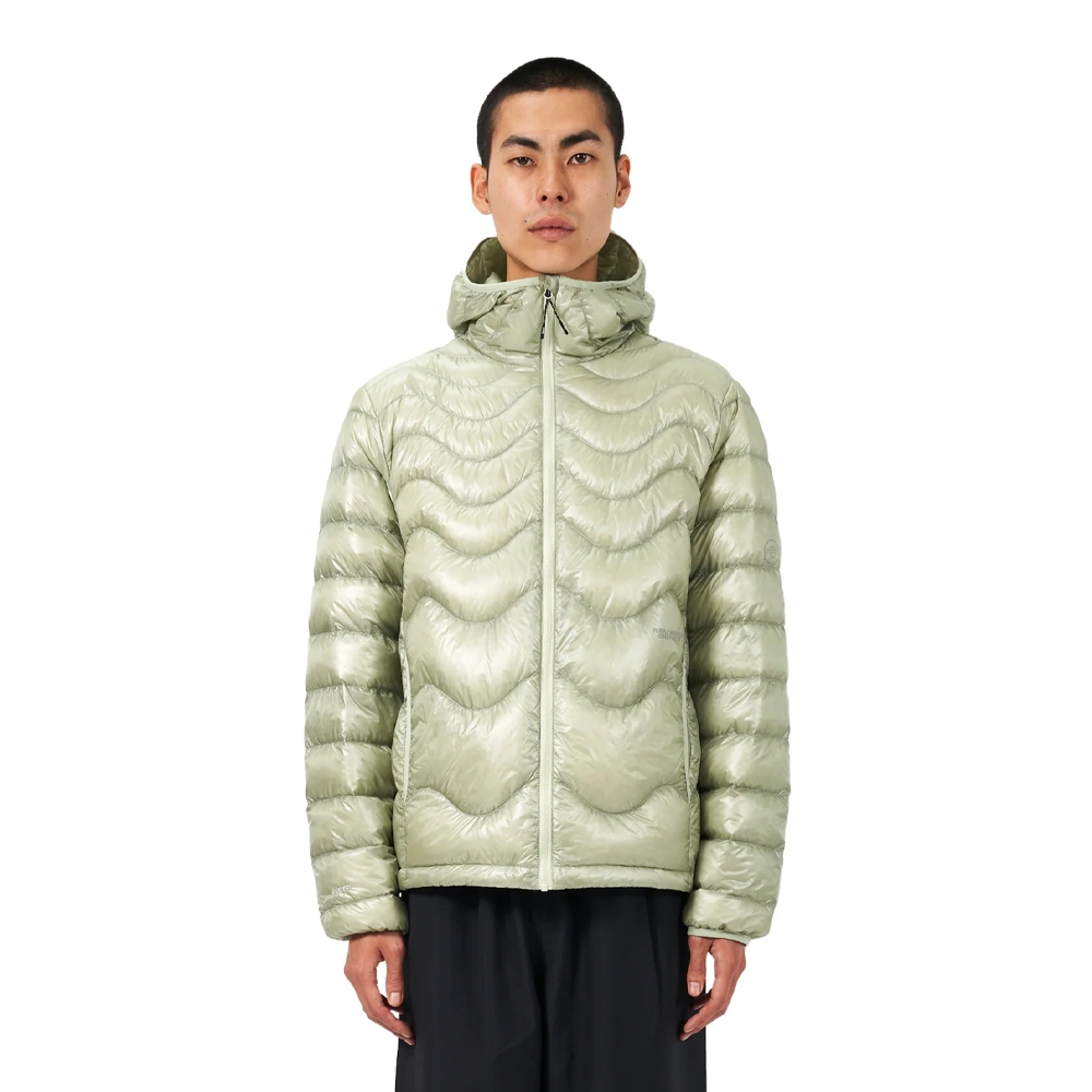 Purple Mountain Observatory Waves Puffer Jacket Sage PMO0154_SAG