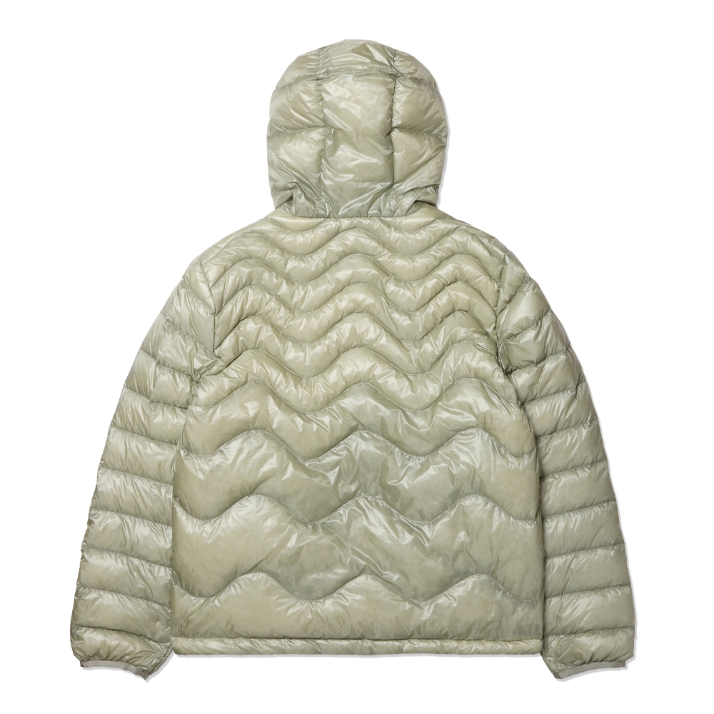 Purple Mountain Observatory Waves Puffer Jacket Sage PMO0154_SAG