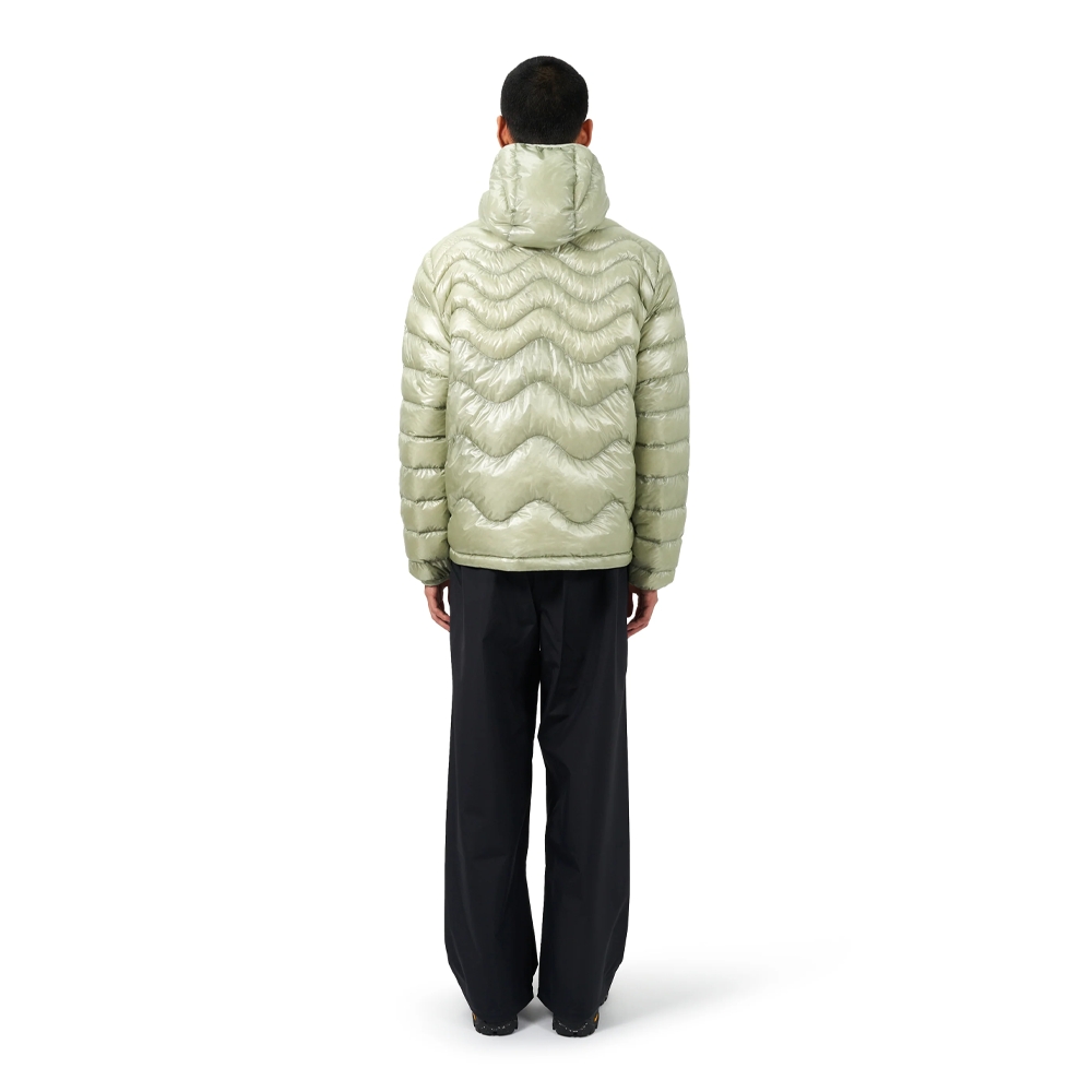 Purple Mountain Observatory Waves Puffer Jacket Sage PMO0154_SAG