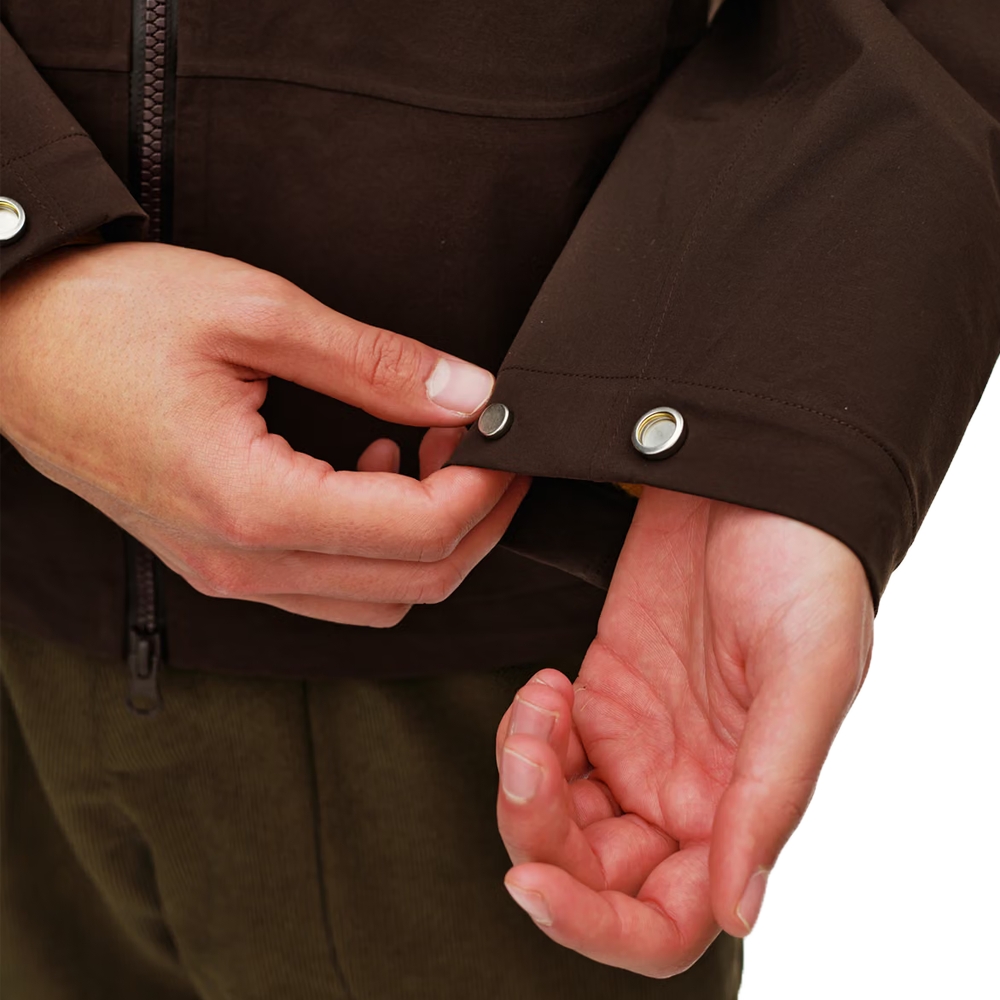 Pas Normal Studios Off-Race 3L Shell Jacket Dark Coffee NH2006AR-4652