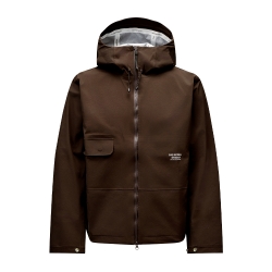 Pas Normal Studios Off-Race 3L Shell Jacket Dark Coffee