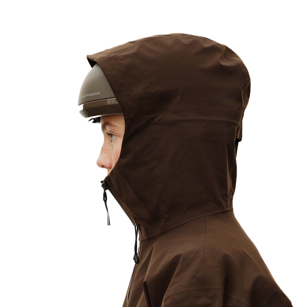 Pas Normal Studios Off-Race 3L Shell Jacket Dark Coffee NH2006AR-4652
