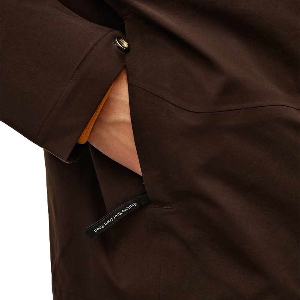 Pas Normal Studios Off-Race 3L Shell Jacket Dark Coffee NH2006AR-4652