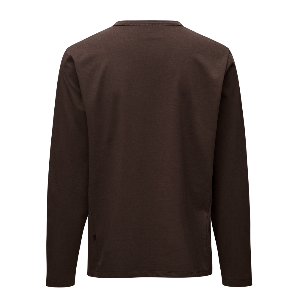 Pas Normal Studios Off-Race Cotton Tech Long Sleeve Tee Dark Purple NQ2021AR-3880