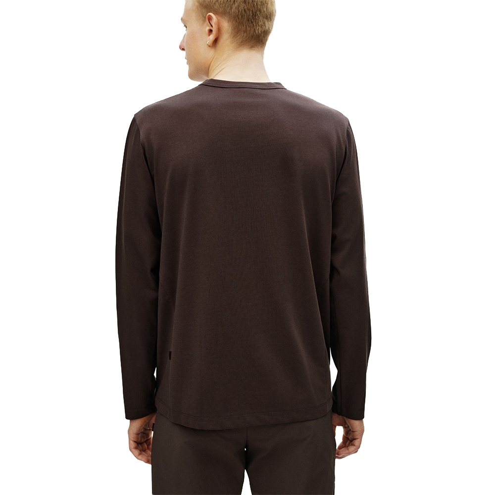 Pas Normal Studios Off-Race Cotton Tech Long Sleeve Tee Dark Purple NQ2021AR-3880