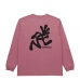 Gramicci Pigment Dyed Running Man Long Sleeve Tee Red Pigment G6SU-T106-RDPG