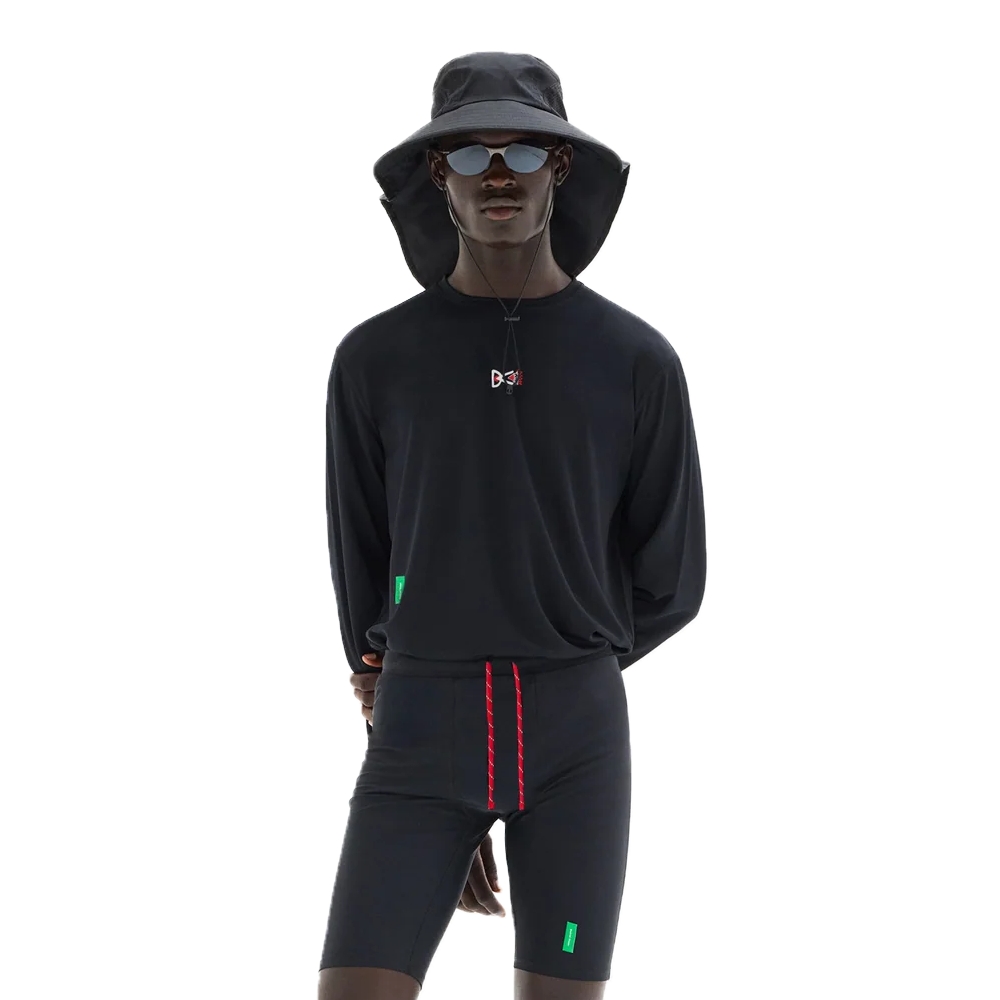 District Vision Long Sleeve Boxy Training Tee Black DV0101-A_BLACK