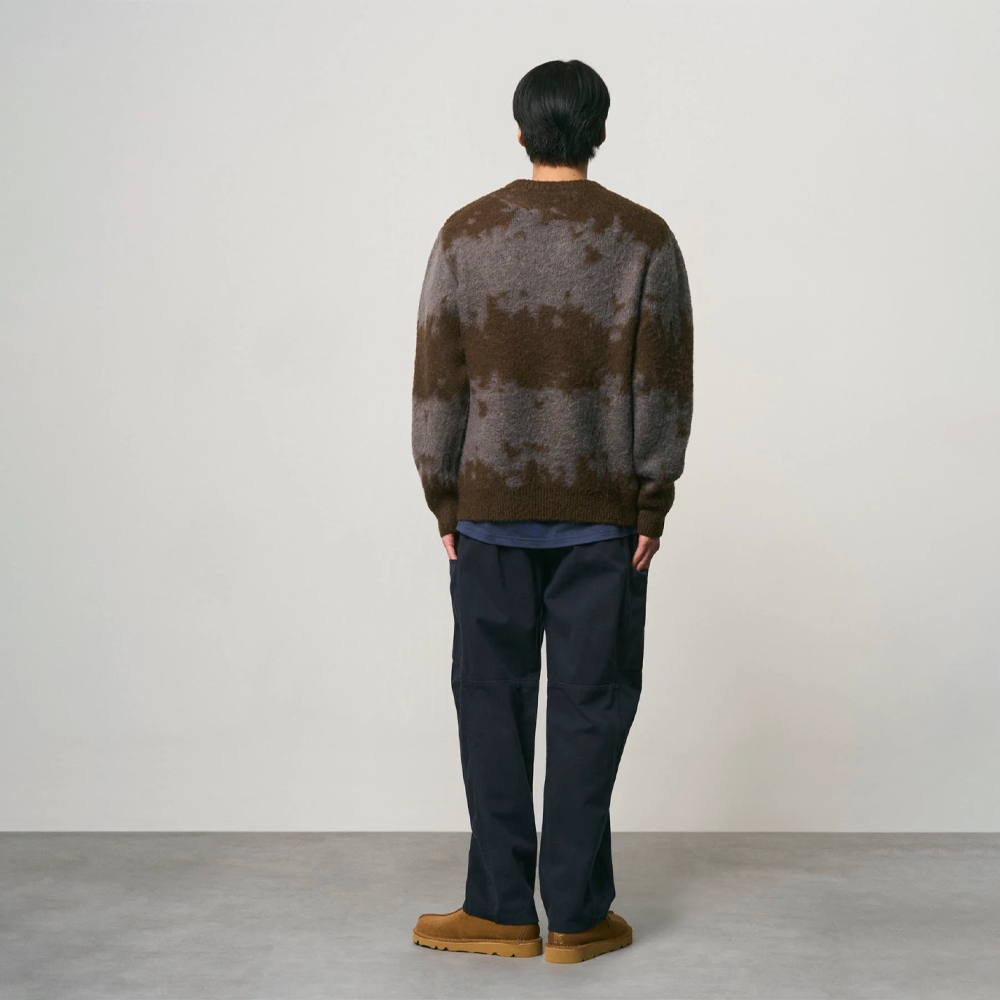 Gramicci Mohair Splatter Sweater Slate Splatter G6FM-J037-SLSP