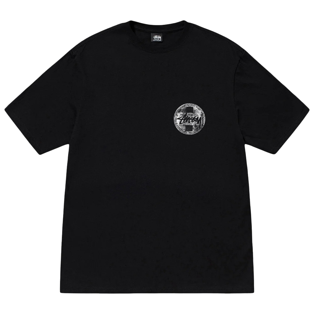 Stussy Dot Stamp Tee Black 1905071_black