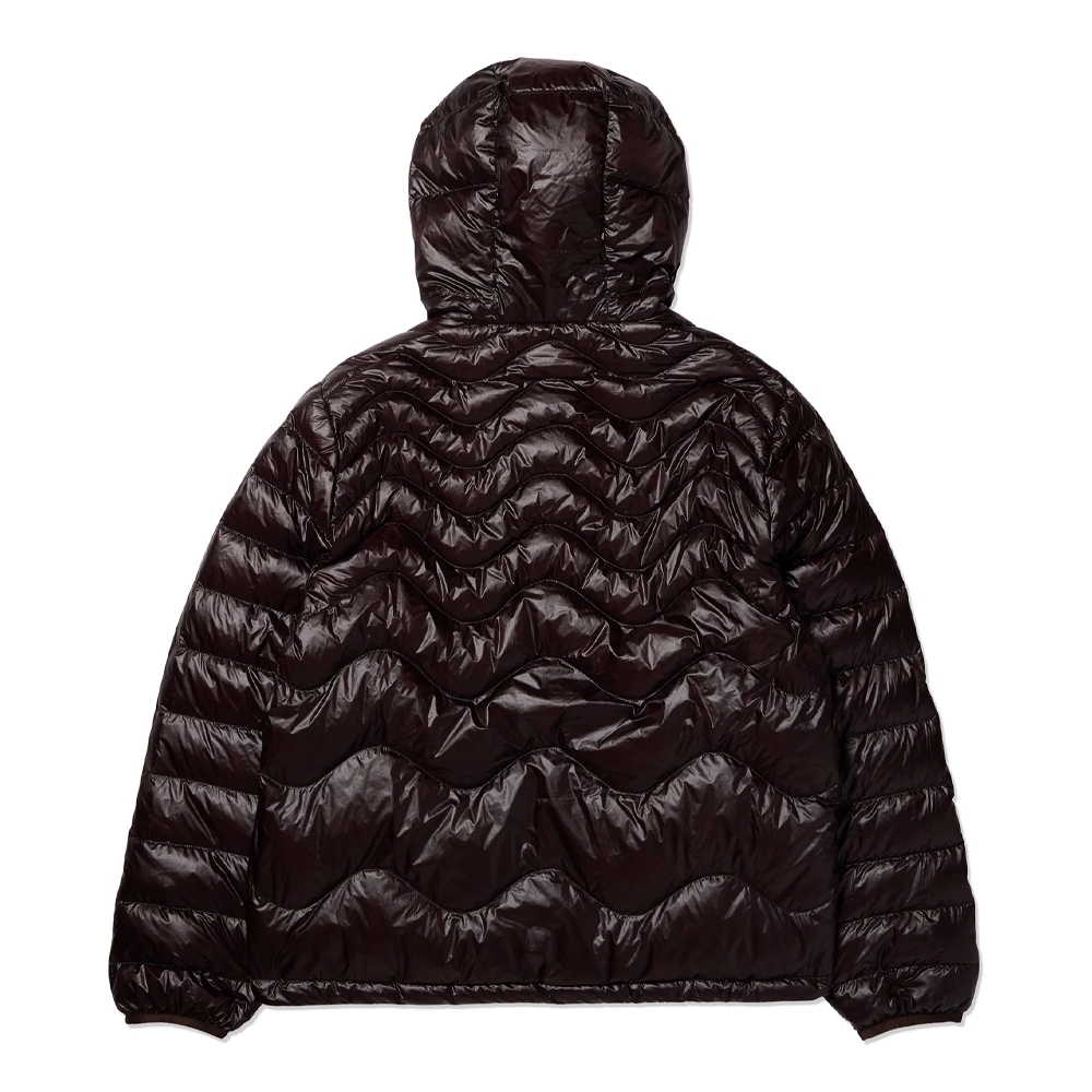 Purple Mountain Observatory Waves Puffer Jacket Brown PMO0154_BRO