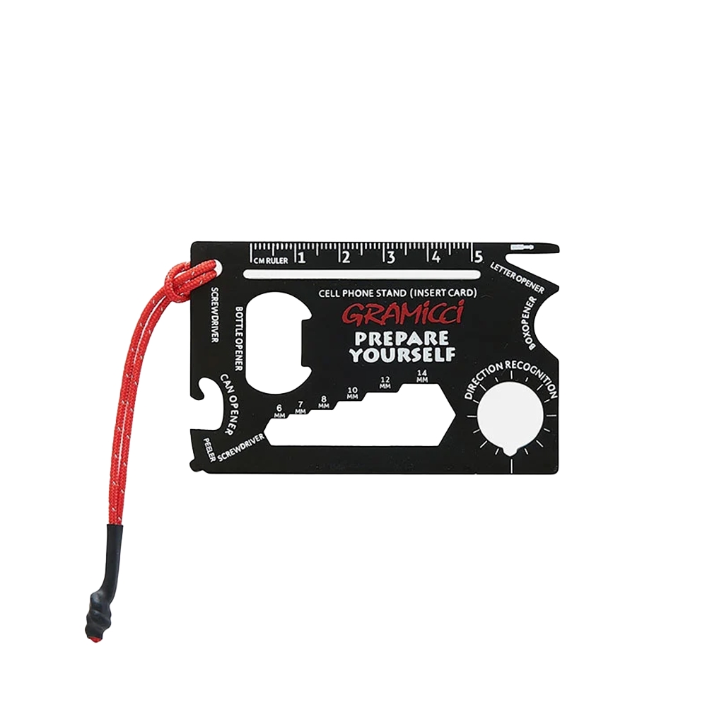 Gramicci Multi-Tool Card Black G6FA-219