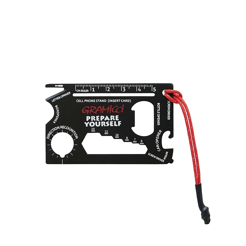 Gramicci Multi-Tool Card Black G6FA-219