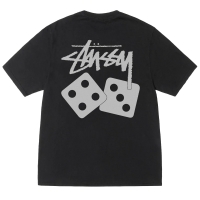 Stussy Dice Pigment Dyed Tee Black