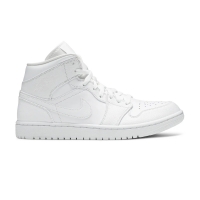 Air Jordan 1 Mid 'Triple White'