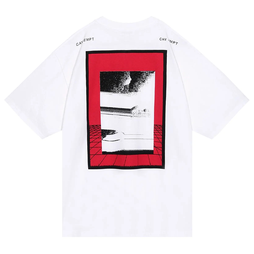 Футболка Cav Empt TH Diving Board Tee 'White' CES27T09