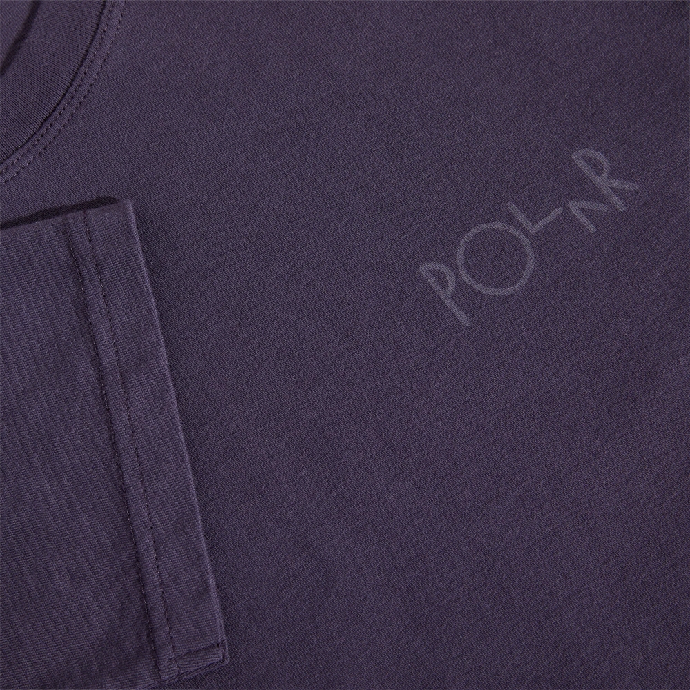 Polar Skate Co. Stroke Logo Ls Tee Dark Violet  PSC-F25-48