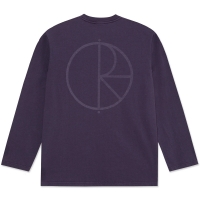 Polar Skate Co. Stroke Logo Ls Tee Dark Violet 