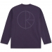Polar Skate Co. Stroke Logo Ls Tee Dark Violet  PSC-F25-48