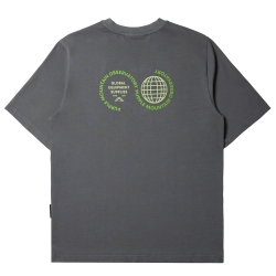 Purple Mountain Observatory Globe SS Tee Storm Grey