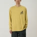 Gramicci Pigment Dyed Running Man Long Sleeve Tee Sulphur Pigment G6SU-T106-SUPG