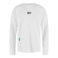 District Vision Long Sleeve Boxy Training Tee White