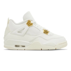 Nike W Air Jordan 4 Retro 'Metallic Gold' Nike W Air Jordan 4 Retro 'Metallic Gold'