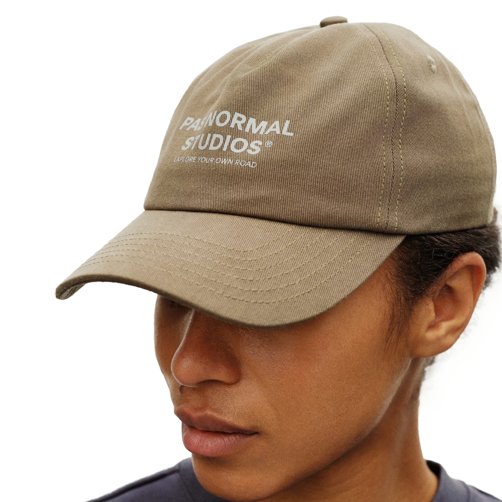 Pas Normal Studios Off-Race Cotton Cap Mud NAN2027AO-45623