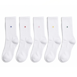 Lishop Socks Point White (5 pack)