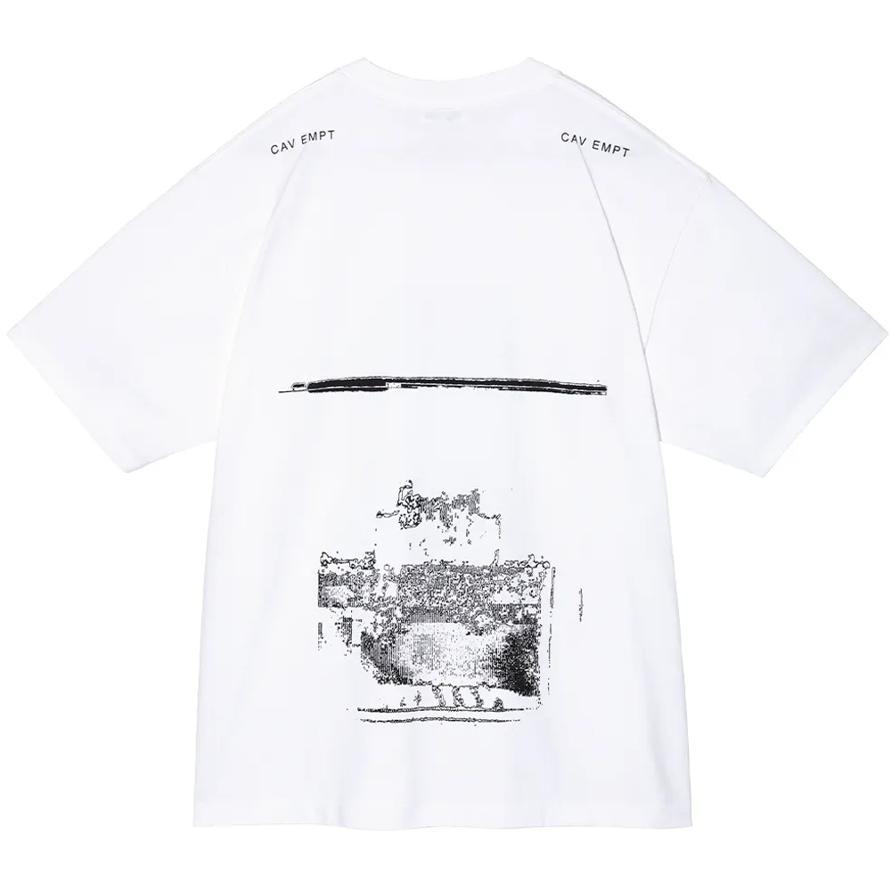 Футболка Cav Empt TH Our Castle AS D Integration Tee 'White' CES27T12