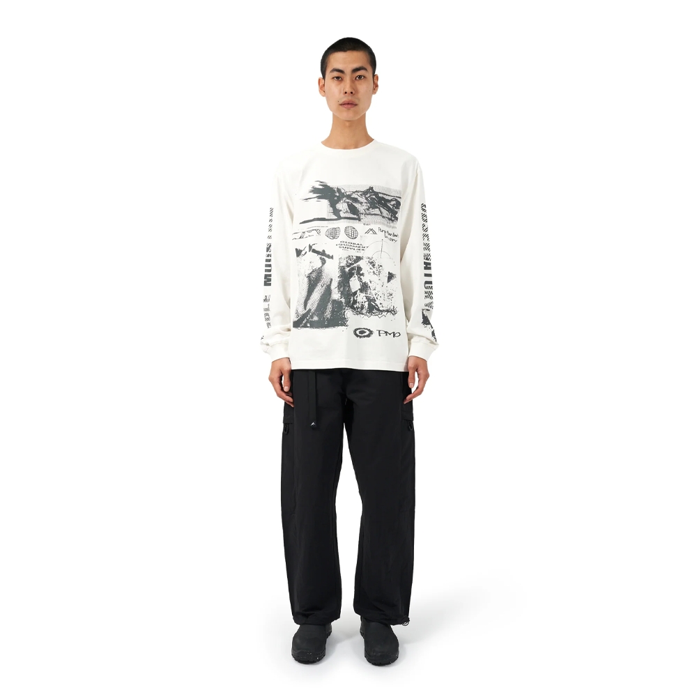 Purple Mountain Observatory Spaces L/S Tee White PMO2124_WHIT