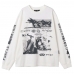 Purple Mountain Observatory Spaces L/S Tee White PMO2124_WHIT