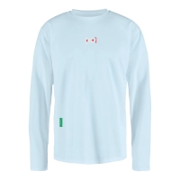 District Vision Long Sleeve Boxy Training Tee Frost