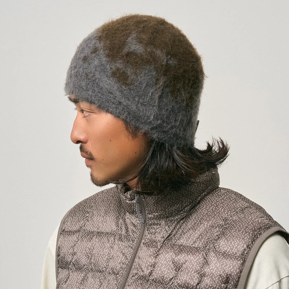 Gramicci Mohair Splatter Beanie Slate Splatter G6FA-039-SLSP