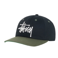 Stussy Big Basic Vintage Cap Black