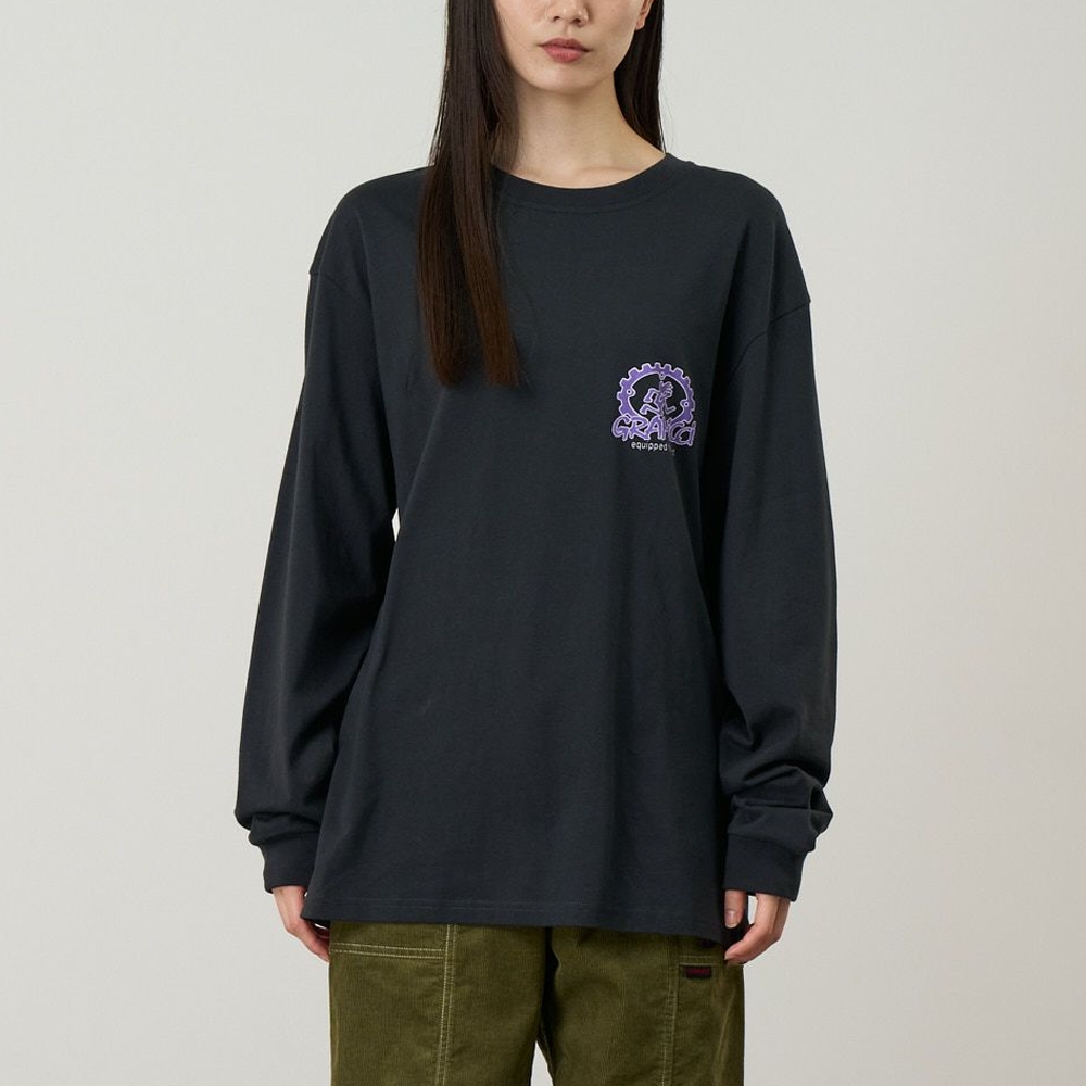 Gramicci Equipped For Dirt Long Sleeve Tee Vintage Black G6SU-T101-VTBK