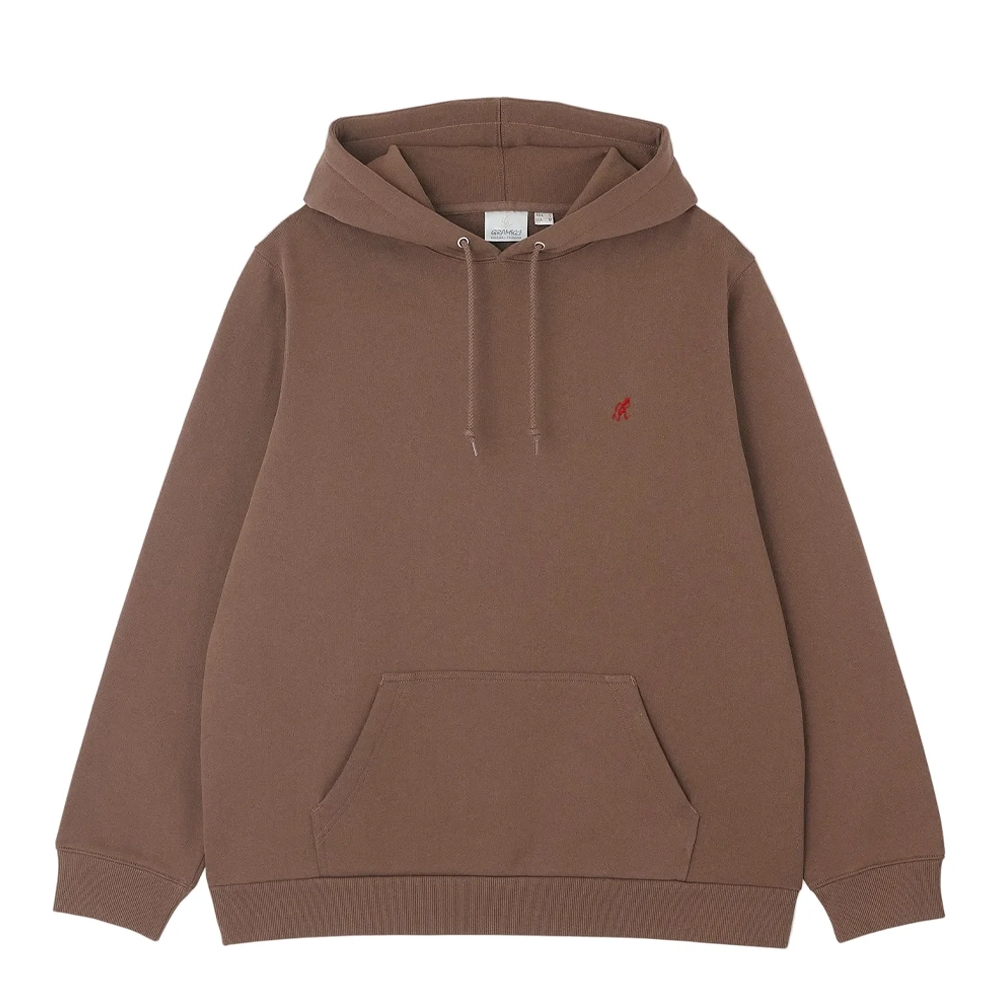 Gramicci One Point Hooded Sweatshirt Brown G309-FT-BRWN