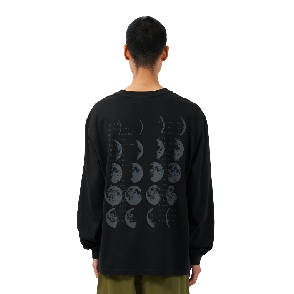 Purple Mountain Observatory Moons L/S Black PMO2125_BLK